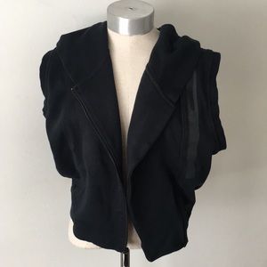 Nike cut off zip up work out jacket